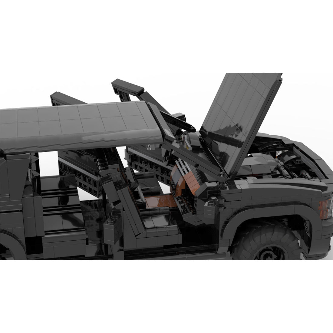 MOC - 179156 Chevrolet Avalanche Scale 16w Klemmbausteine - LesDiy - Klemmbausteine