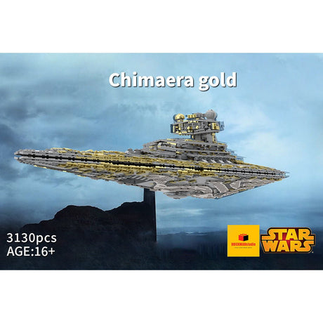 MOC - 179190 SW Thrawn's Chimaera Imperial 1 class Destroyer Golden (Ahsoka MOC) Klemmbausteine - LesDiy - Klemmbausteine