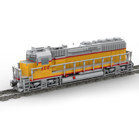 MOC - 180032  Diesel Engine EMD GP40 of Union Pacific Railroad Klemmbausteine - LesDiy - Klemmbausteine