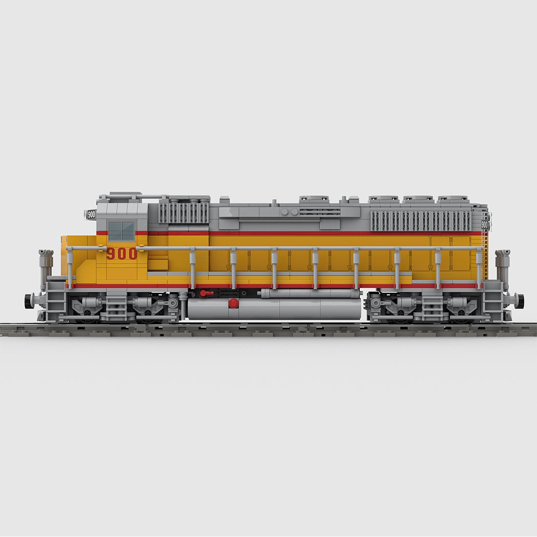 MOC - 180032  Diesel Engine EMD GP40 of Union Pacific Railroad Klemmbausteine - LesDiy - Klemmbausteine