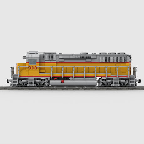 MOC - 180032  Diesel Engine EMD GP40 of Union Pacific Railroad Klemmbausteine - LesDiy - Klemmbausteine