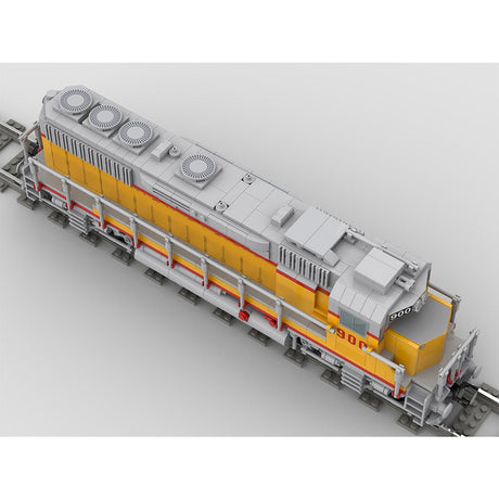 MOC - 180032  Diesel Engine EMD GP40 of Union Pacific Railroad Klemmbausteine - LesDiy - Klemmbausteine