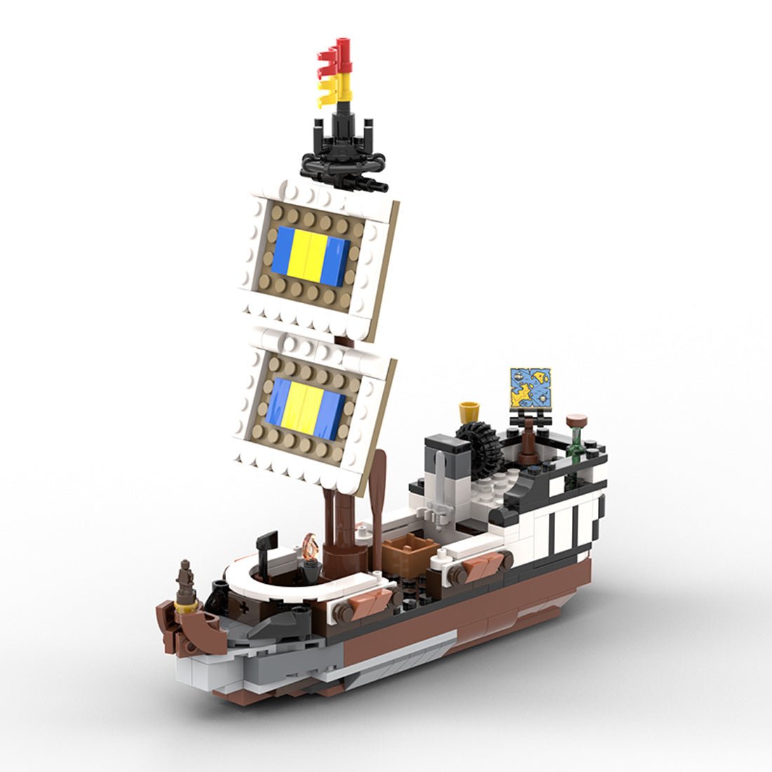 MOC - 180113 Fortified Port - 10305 Lion Knights' Castle Alternative Build Klemmbausteine - LesDiyproduct_type##