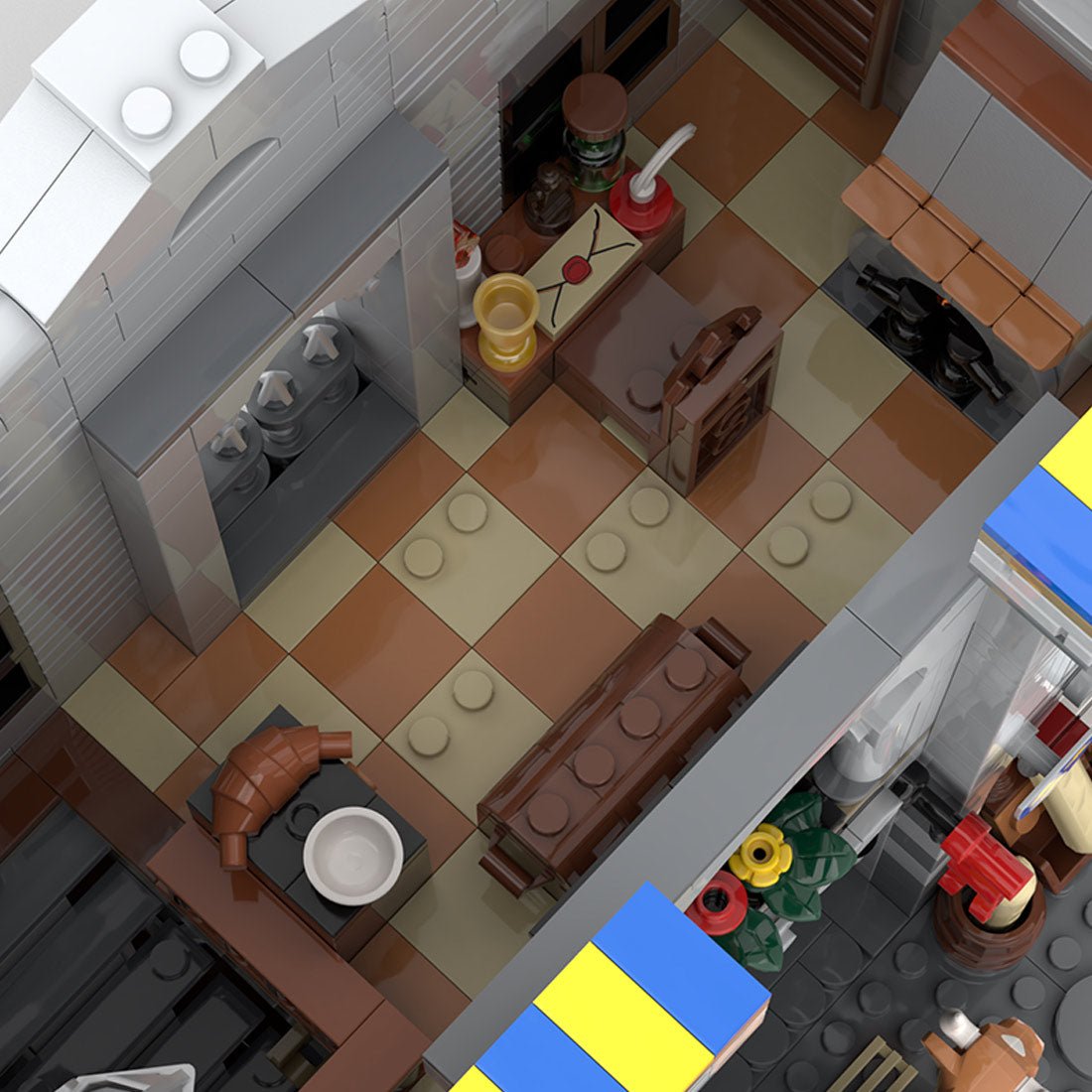 MOC - 180113 Fortified Port - 10305 Lion Knights' Castle Alternative Build Klemmbausteine - LesDiyproduct_type##