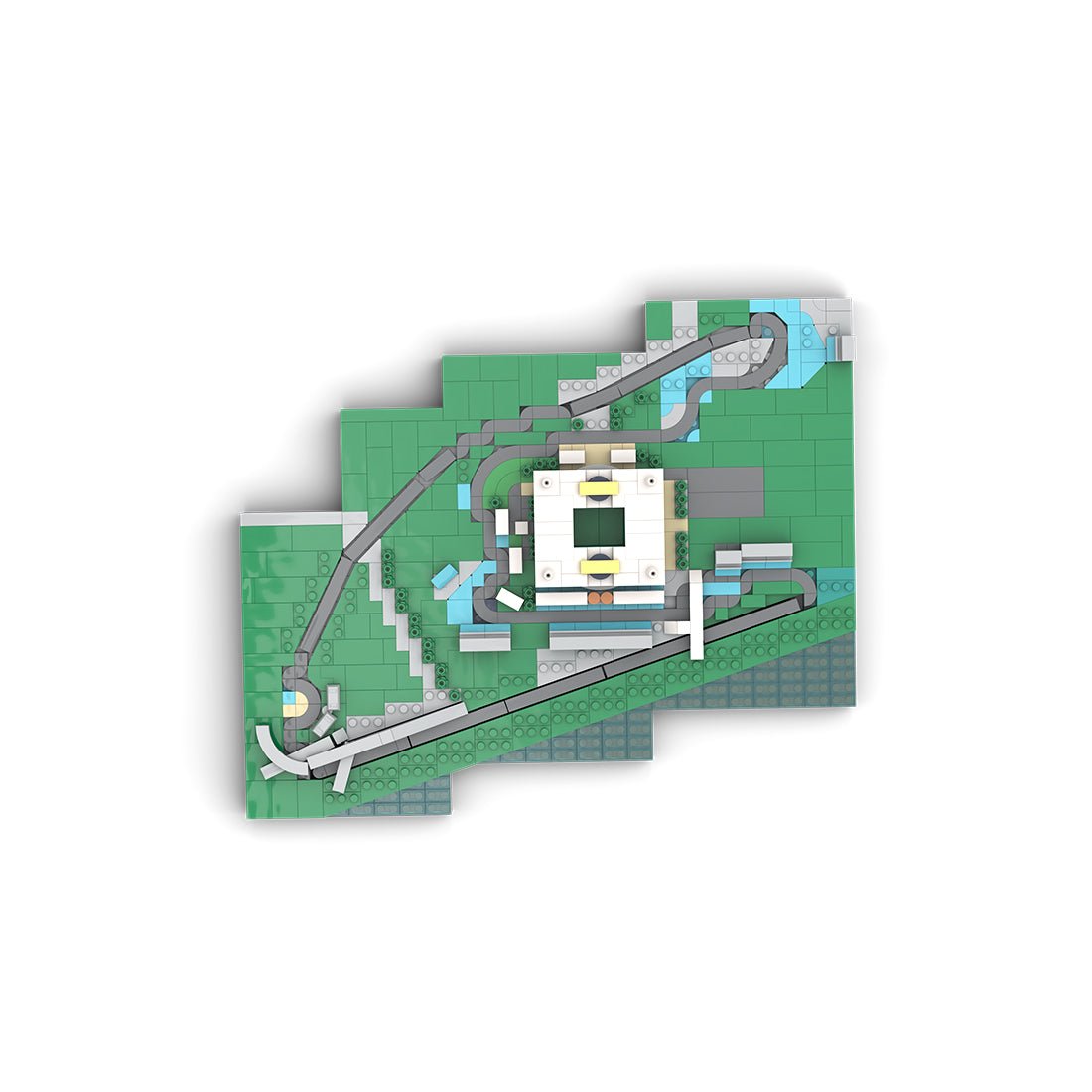 MOC - 180203 1/2000 Scale Hard Rock Stadium|F1 Miami Grand Prix Klemmbausteine - LesDiy - Klemmbausteine