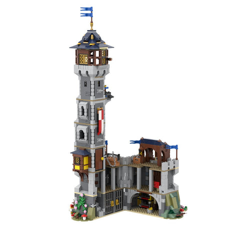 MOC - 180698 Black Falcon's Vigilant Watchtower Klemmbausteine - LesDiy - Klemmbausteine