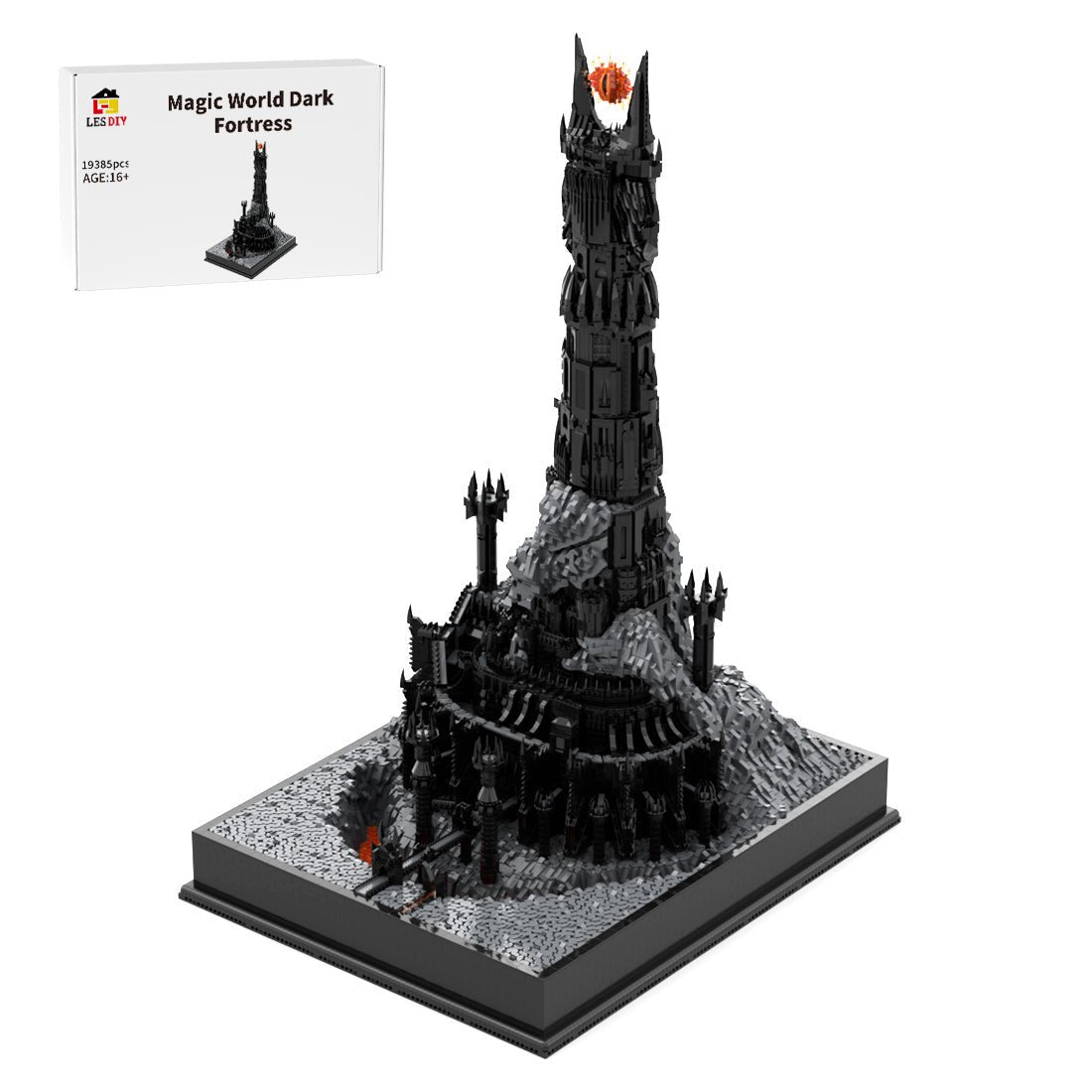 MOC - 181067 LOTR - Barad - dûr Klemmbausteine - LesDiy - Klemmbausteine