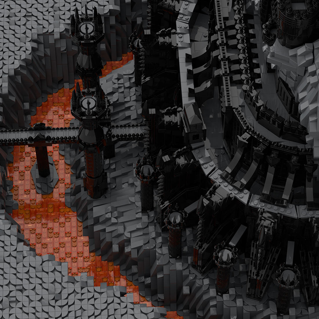 MOC - 181067 LOTR - Barad - dûr Klemmbausteine - LesDiy - Klemmbausteine