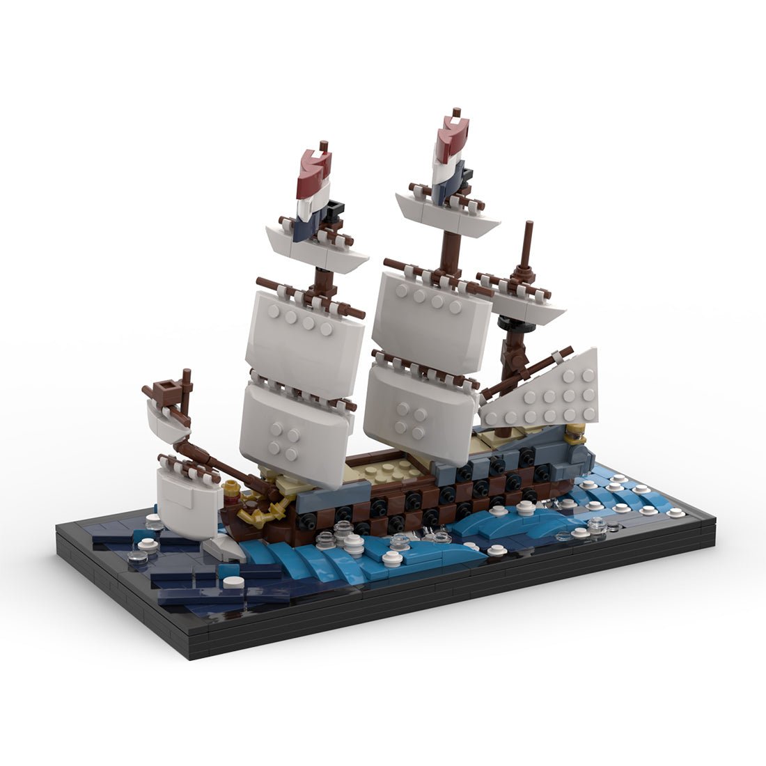 MOC - 181616 De Zeven Provinciën diorama Klemmbausteine - LesDiy - Klemmbausteine