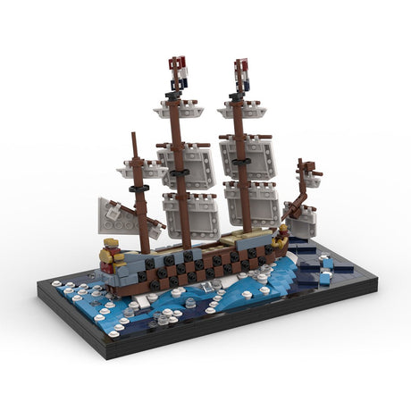 MOC - 181616 De Zeven Provinciën diorama Klemmbausteine - LesDiy - Klemmbausteine