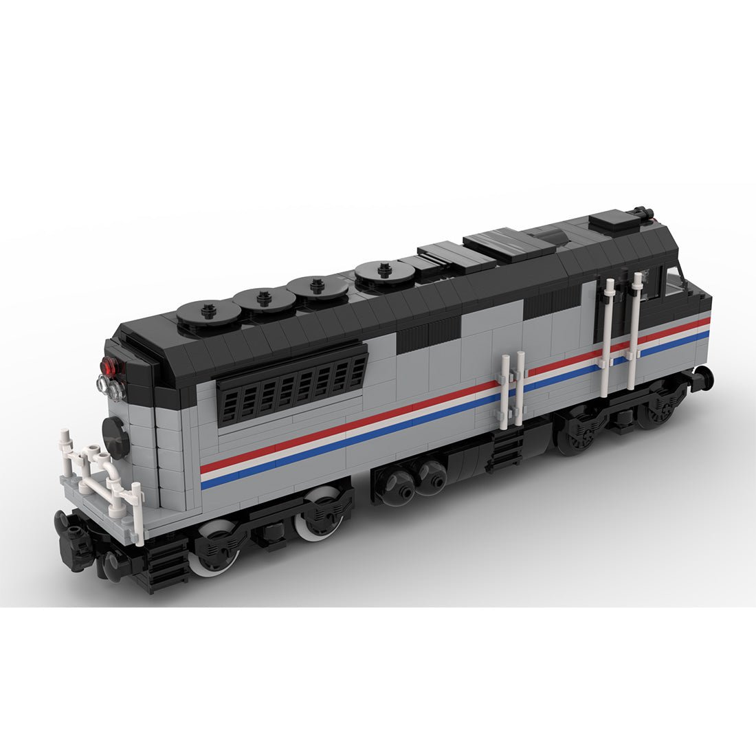 MOC - 182467 Amtrak diesel locomotive with PF control Klemmbausteine - LesDiy - Klemmbausteine
