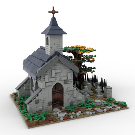 MOC - 182898 Medieval chapel Klemmbausteine - LesDiy - Klemmbausteine