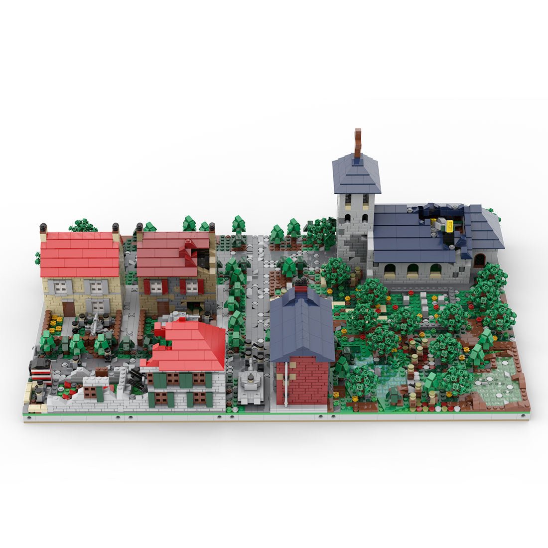 MOC - 183062 microscale diorama ww2 Klemmbausteine - LesDiy - Klemmbausteine