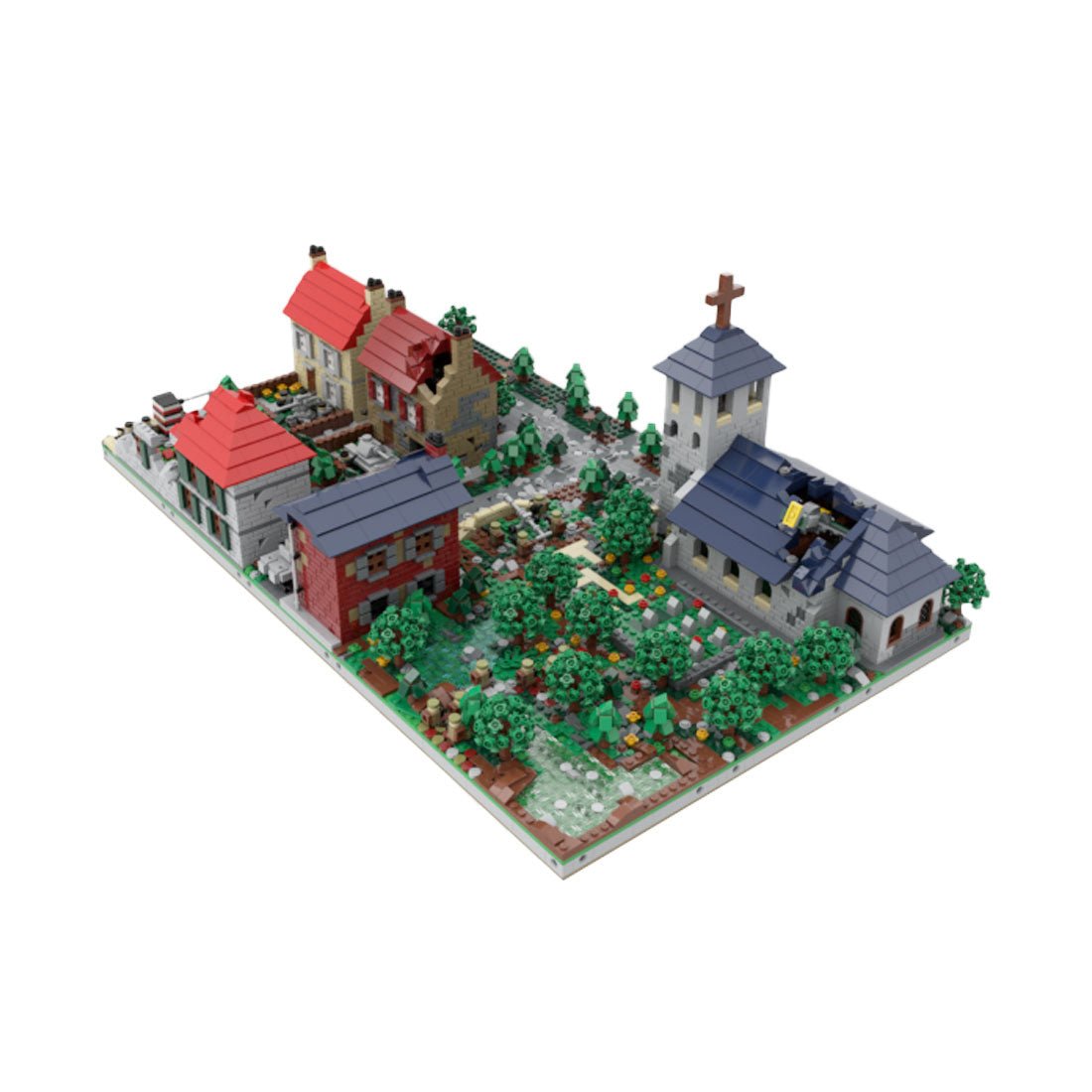 MOC - 183062 microscale diorama ww2 Klemmbausteine - LesDiy - Klemmbausteine