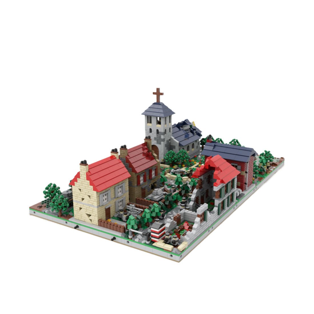 MOC - 183062 microscale diorama ww2 Klemmbausteine - LesDiy - Klemmbausteine