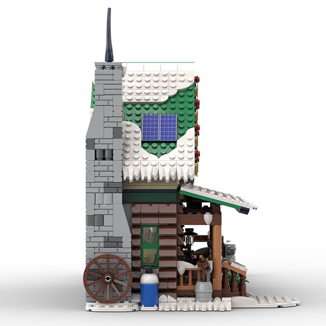 MOC - 183213 Winter Village Reindeer Ranch Klemmbausteine - LesDiy - Klemmbausteine