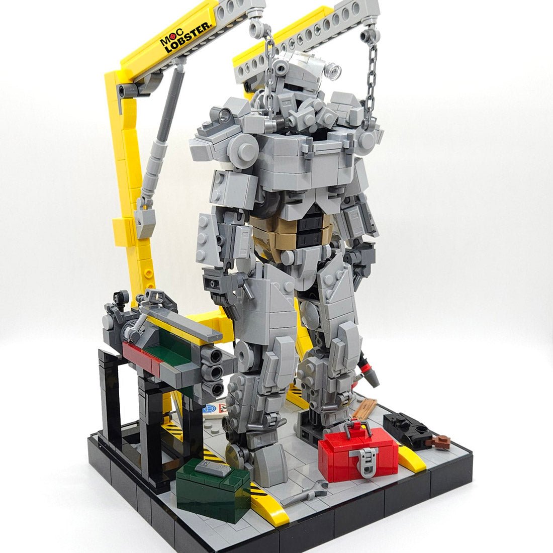 MOC - 183479 Fallout: Power Armor Station + Jetpack mod Klemmbausteine - LesDiy - Klemmbausteine