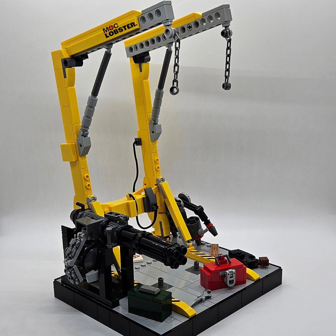 MOC - 183479 Fallout: Power Armor Station + Jetpack mod Klemmbausteine - LesDiy - Klemmbausteine