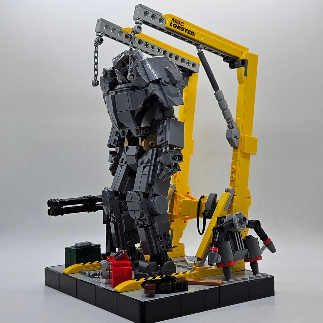 MOC - 183479 Fallout: Power Armor Station + Jetpack mod Klemmbausteine - LesDiy - Klemmbausteine