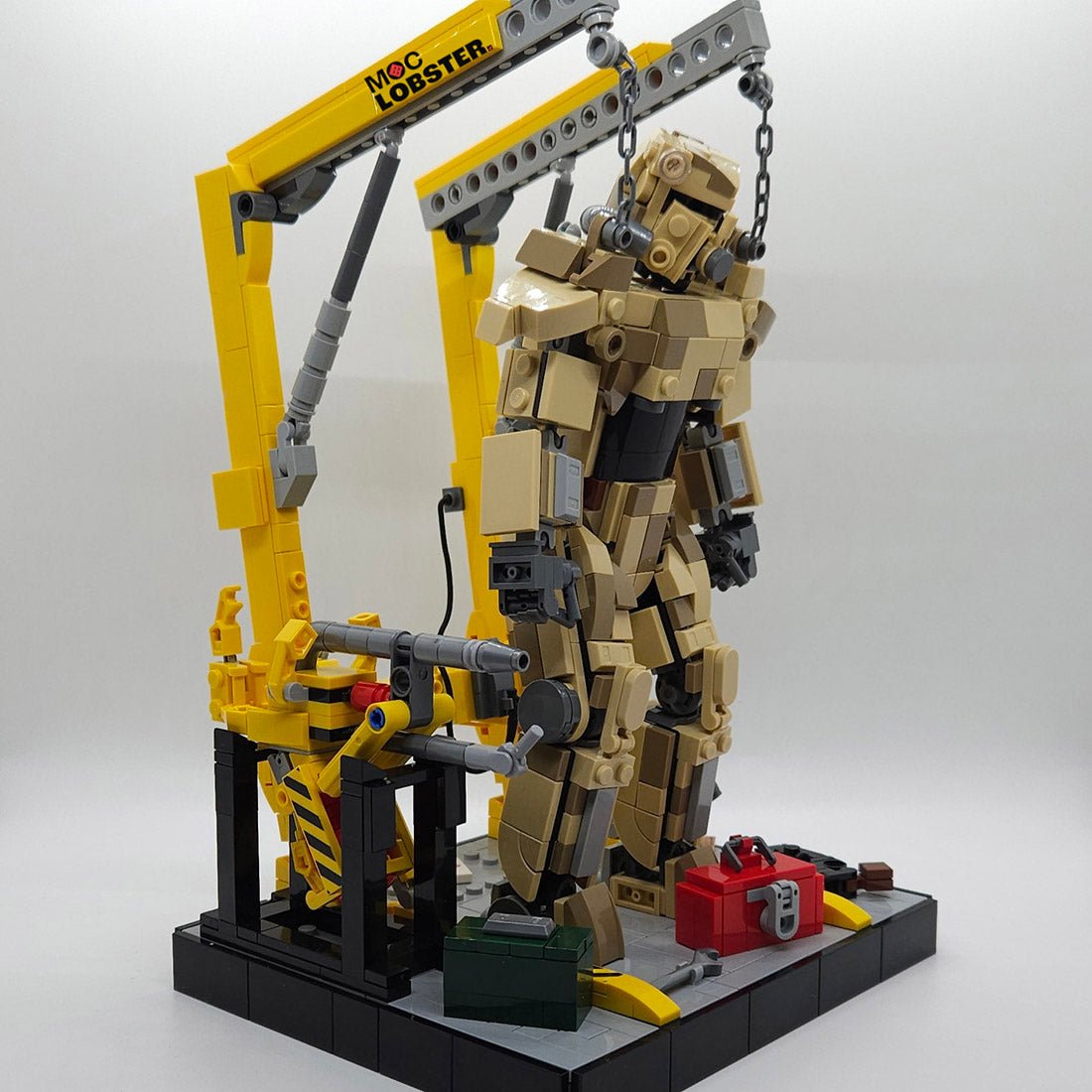 MOC - 183479 Fallout: Power Armor Station + Jetpack mod Klemmbausteine - LesDiy - Klemmbausteine