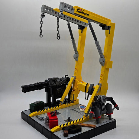 MOC - 183479 Fallout: Power Armor Station + Jetpack mod Klemmbausteine - LesDiy - Klemmbausteine