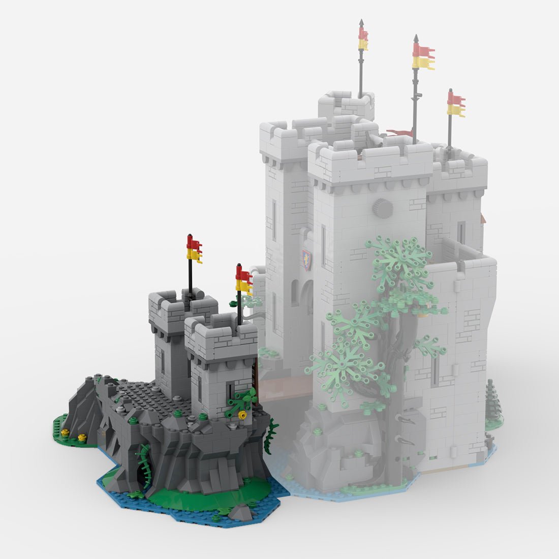 MOC - 183513 Front Towers - 10305 extension Klemmbausteine - LesDiy - Klemmbausteine