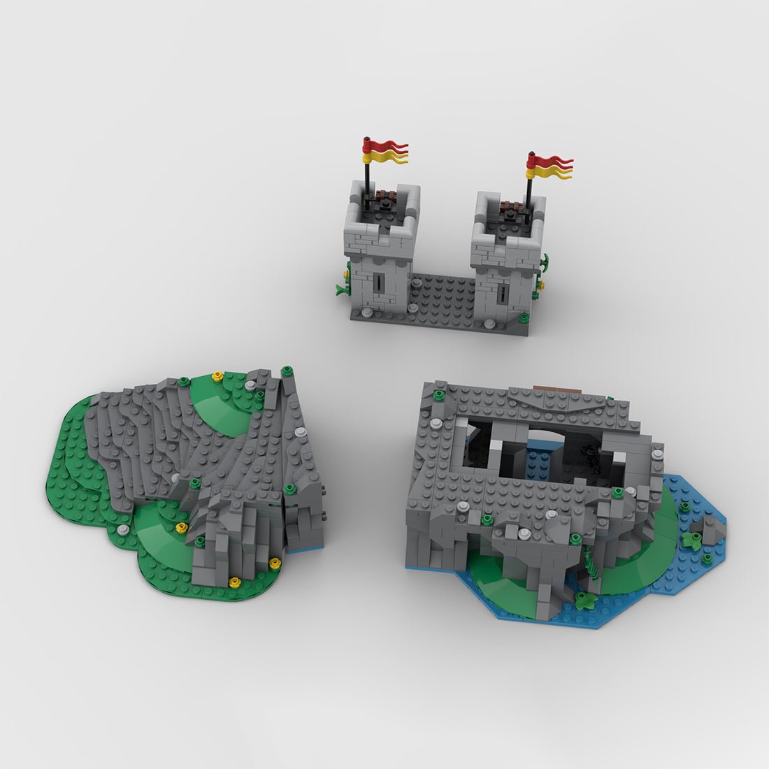 MOC - 183513 Front Towers - 10305 extension Klemmbausteine - LesDiy - Klemmbausteine