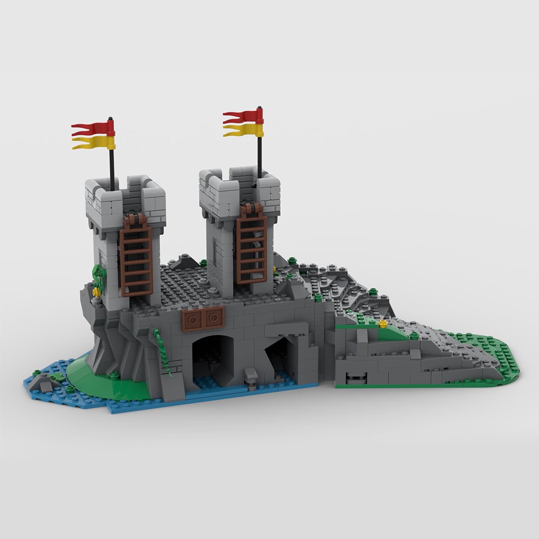 MOC - 183513 Front Towers - 10305 extension Klemmbausteine - LesDiy - Klemmbausteine