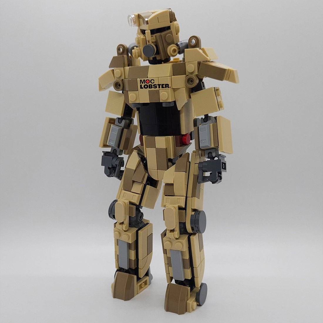 MOC - 183742 Fallout: Desert Camo T - 45 Power Armor Klemmbausteine - LesDiy - Klemmbausteine