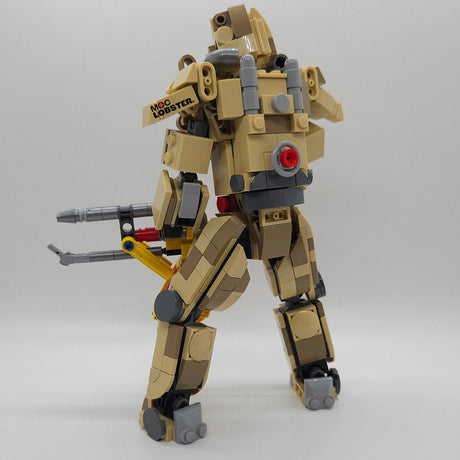 MOC - 183742 Fallout: Desert Camo T - 45 Power Armor Klemmbausteine - LesDiy - Klemmbausteine