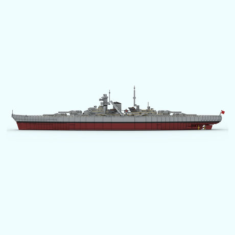 MOC - 183933 Bismarck - The pride of the Kriegsmarine (1941) 1:200 Klemmbausteine - LesDiy - Klemmbausteine