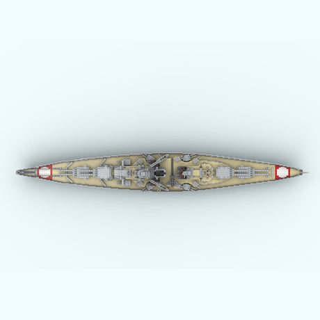 MOC - 183933 Bismarck - The pride of the Kriegsmarine (1941) 1:200 Klemmbausteine - LesDiy - Klemmbausteine