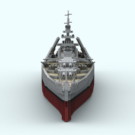 MOC - 183933 Bismarck - The pride of the Kriegsmarine (1941) 1:200 Klemmbausteine - LesDiy - Klemmbausteine