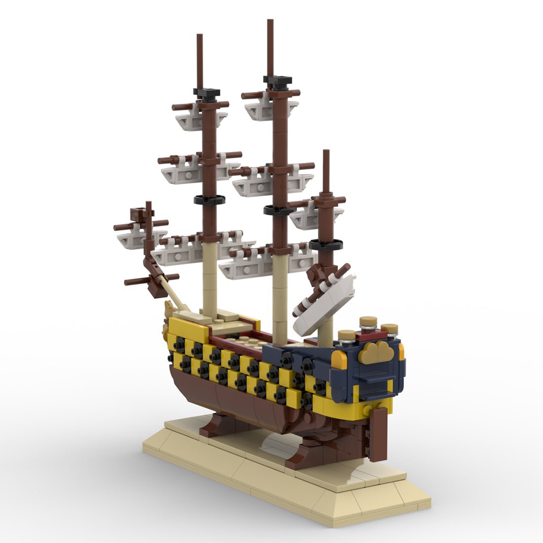 MOC - 184253 The Unicorn Klemmbausteine - LesDiy - Klemmbausteine