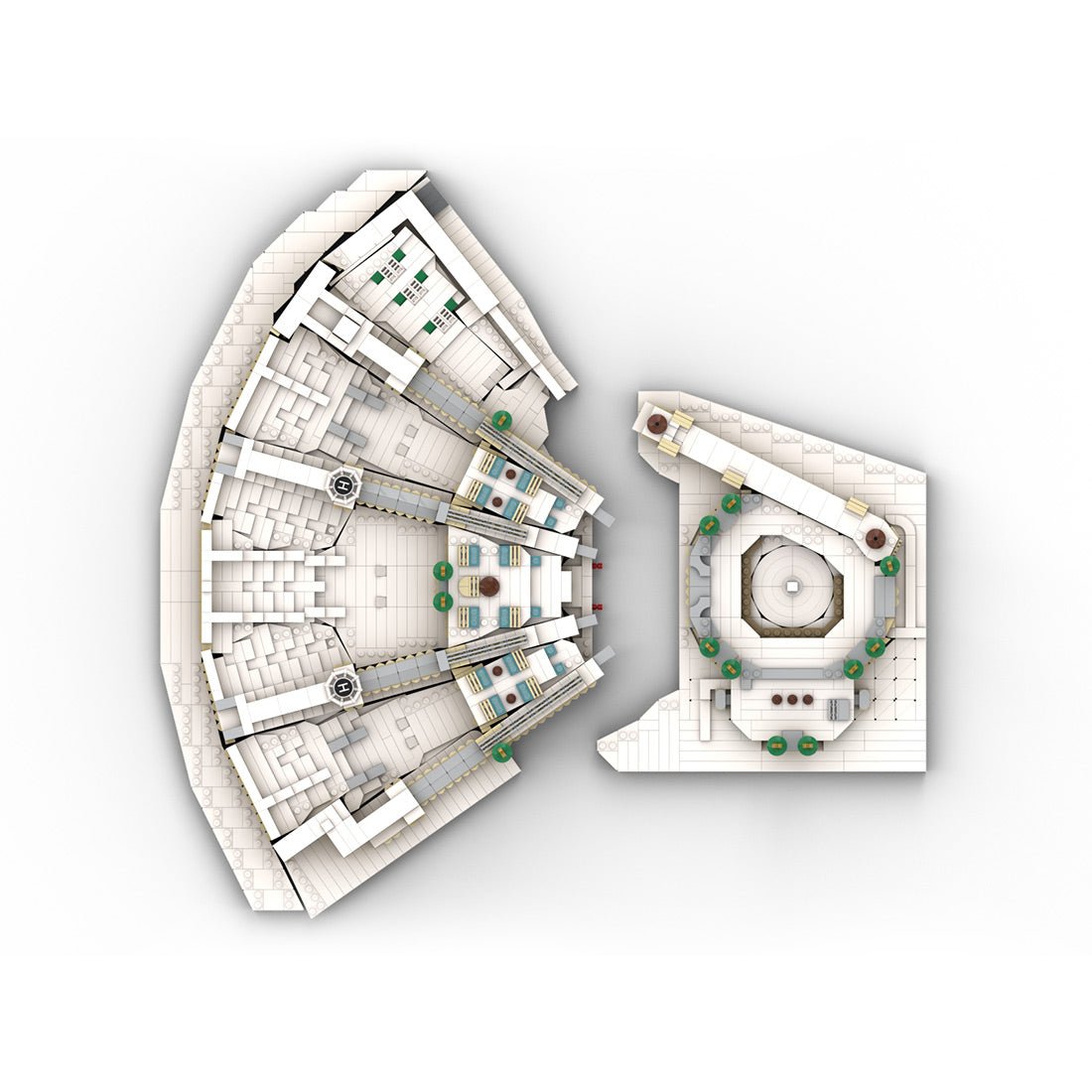 MOC - 184753 Masjid al - Haram Klemmbausteine - LesDiy - Klemmbausteine