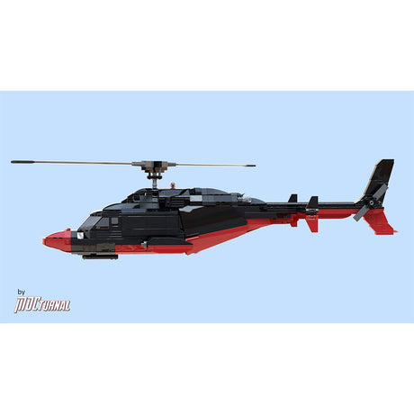 MOC - 184933 MOCturnal AIRWOLF series: REDWOLF Klemmbausteine - LesDiy - Klemmbausteine