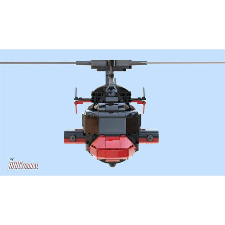 MOC - 184933 MOCturnal AIRWOLF series: REDWOLF Klemmbausteine - LesDiy - Klemmbausteine