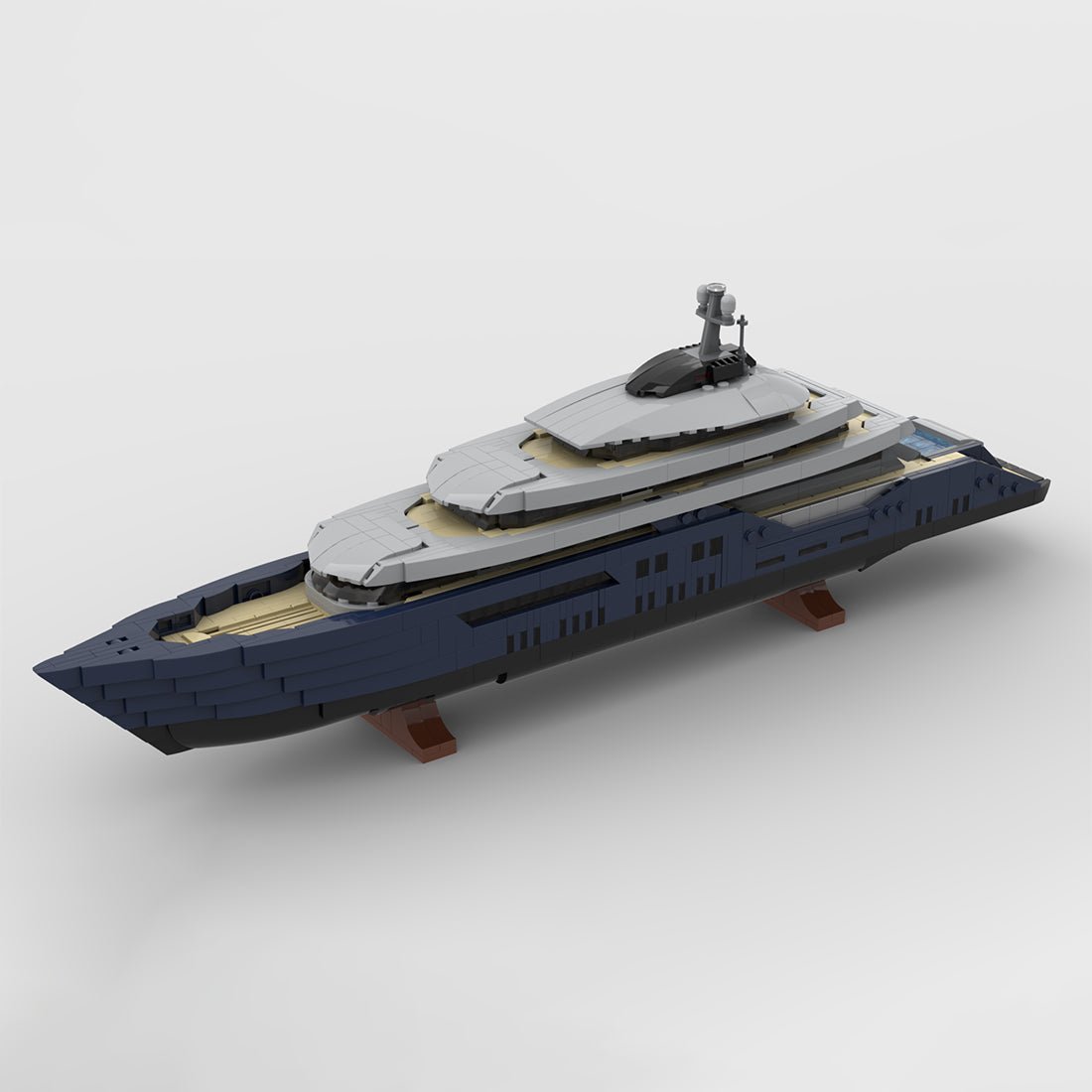MOC - 185088 Luxury Yacht Klemmbausteine (Mini Scale) - LesDiy - Klemmbausteine