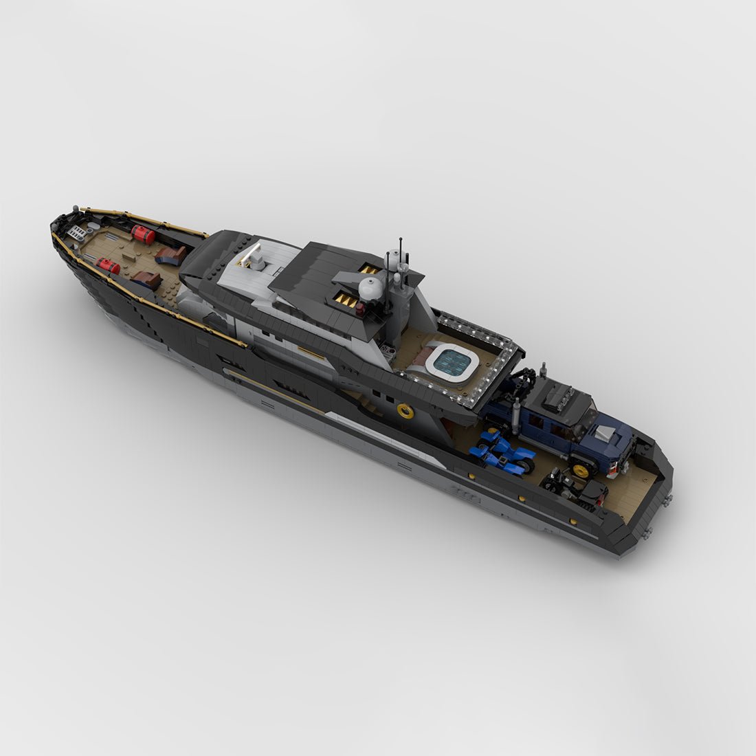 MOC - 185307 Explorer's Yacht Klemmbausteine - LesDiy - Klemmbausteine