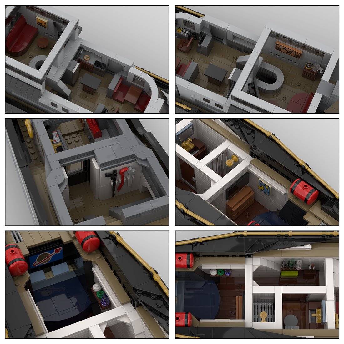 MOC - 185307 Explorer's Yacht Klemmbausteine - LesDiy - Klemmbausteine