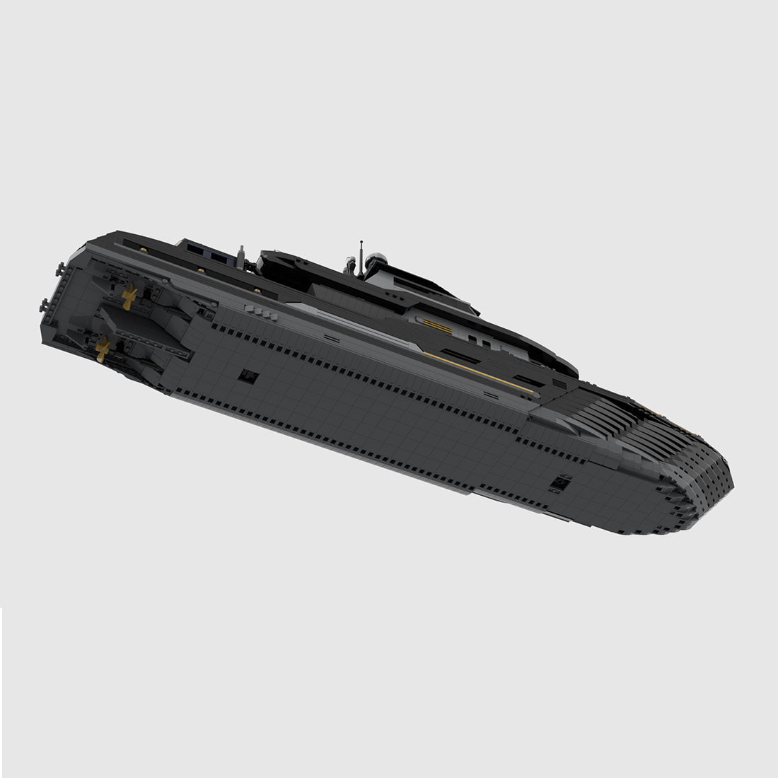 MOC - 185307 Explorer's Yacht Klemmbausteine - LesDiy - Klemmbausteine