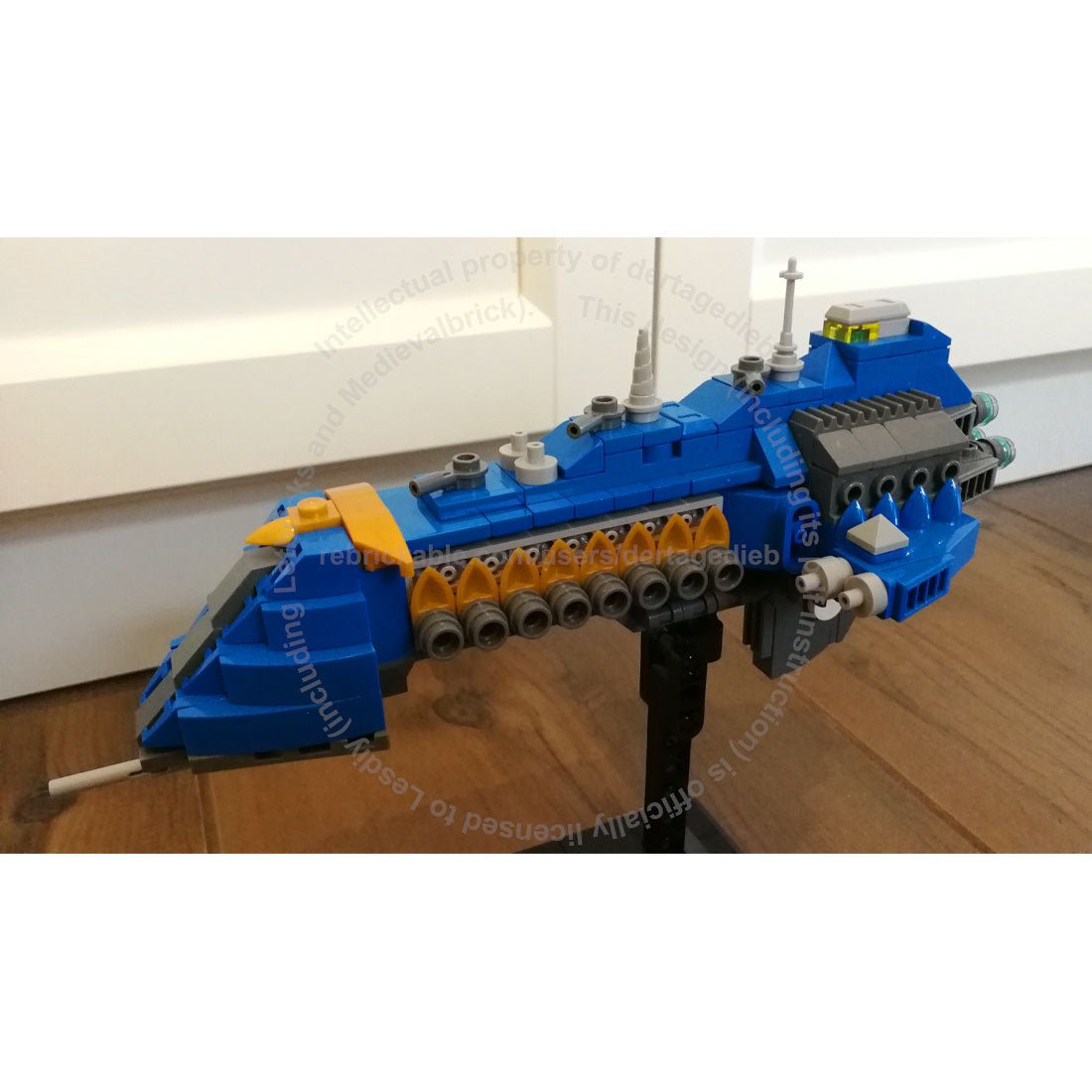 MOC - 185374 Warhammer 40k Heavy Cruiser Klemmbausteine - LesDiy - Klemmbausteine