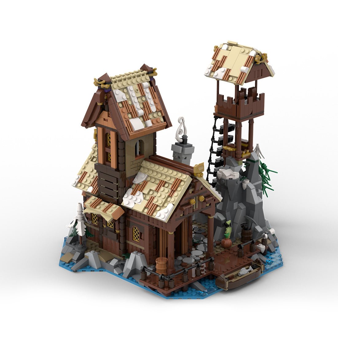 MOC - 185525 Viking Port House Klemmbausteine - LesDiy - Klemmbausteine