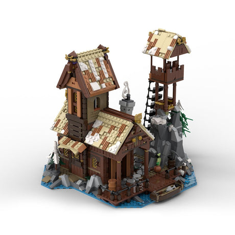 MOC - 185525 Viking Port House Klemmbausteine - LesDiy - Klemmbausteine