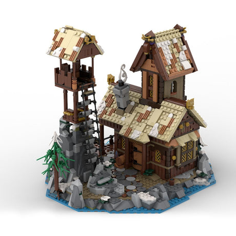 MOC - 185525 Viking Port House Klemmbausteine - LesDiy - Klemmbausteine