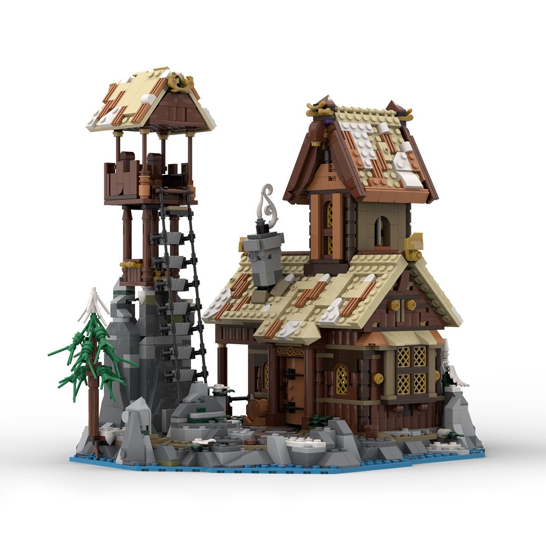 MOC - 185525 Viking Port House Klemmbausteine - LesDiy - Klemmbausteine