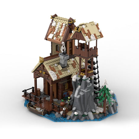MOC - 185525 Viking Port House Klemmbausteine - LesDiy - Klemmbausteine