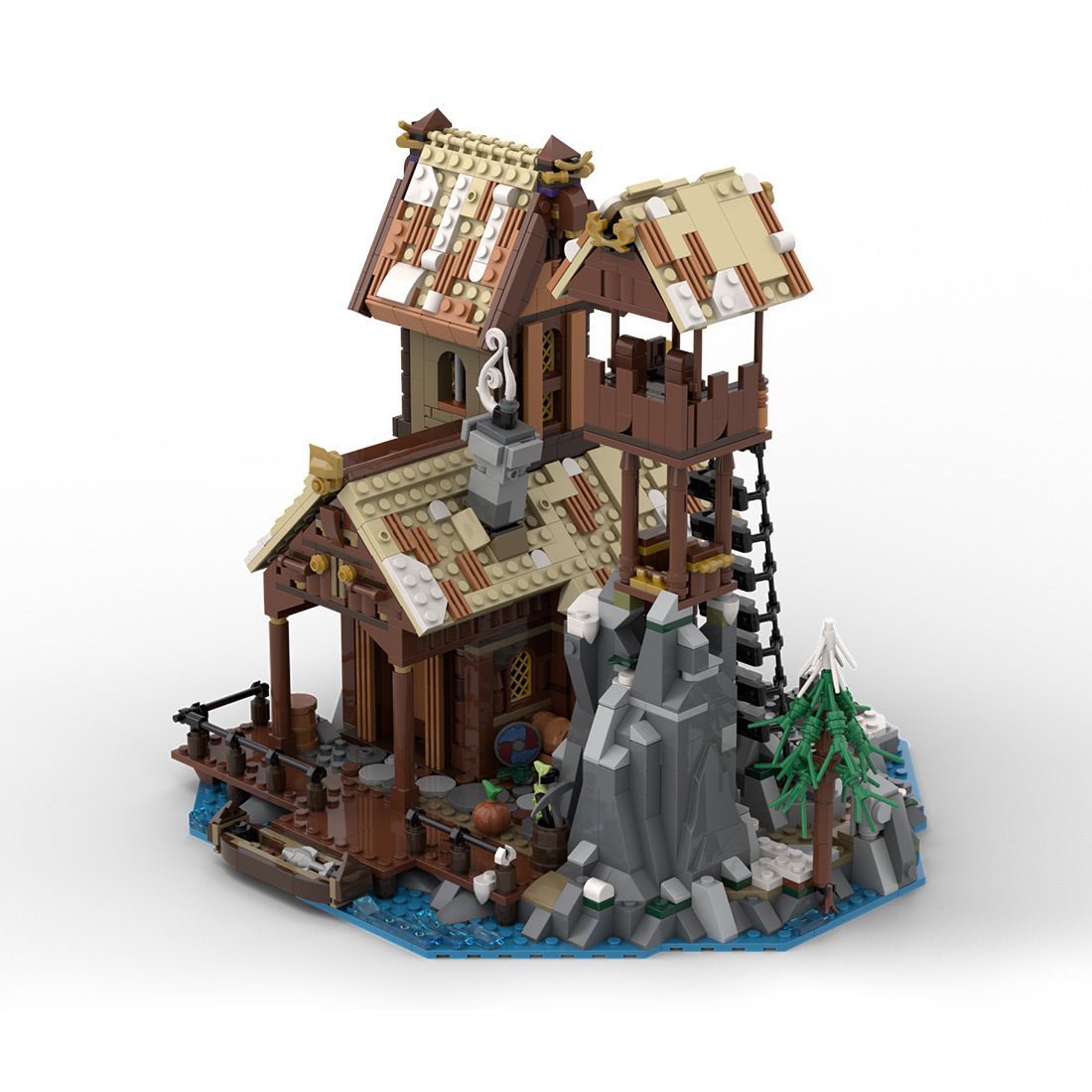 MOC - 185525 Viking Port House Klemmbausteine - LesDiy - Klemmbausteine