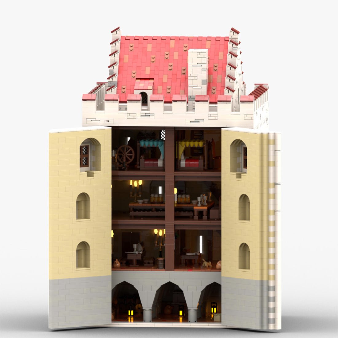 MOC - 185584 Fortified House MOC Klemmbausteine - LesDiy - Klemmbausteine