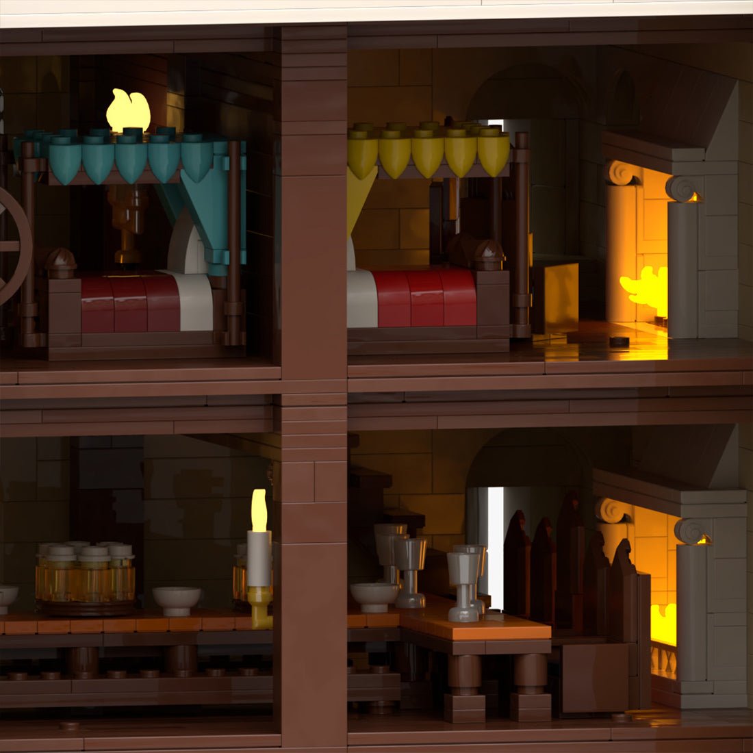 MOC - 185584 Fortified House MOC Klemmbausteine - LesDiy - Klemmbausteine